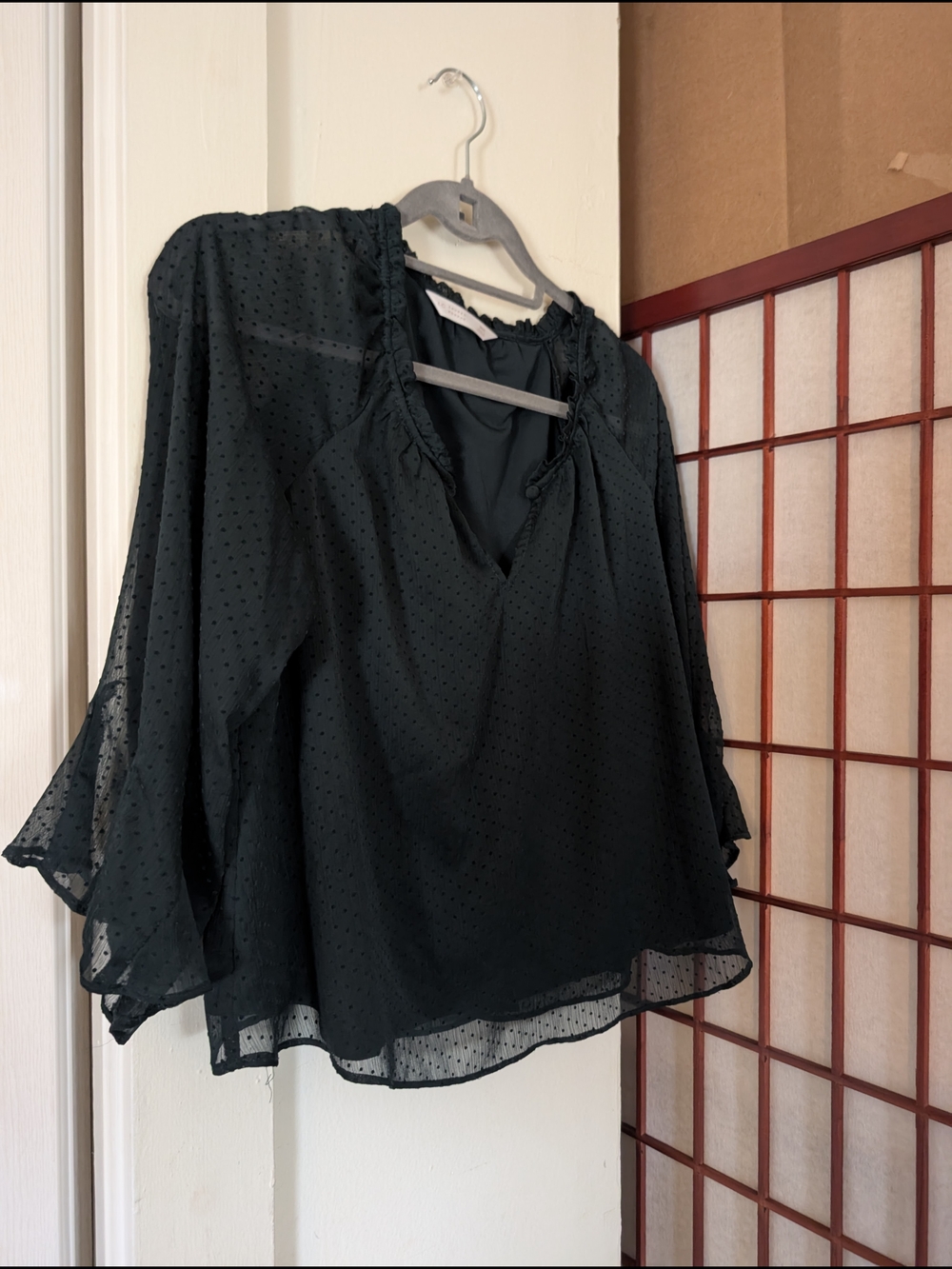 LC Lauren Conrad Dark Green Blouse